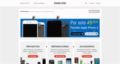 Desktop Screenshot of iphonexpert.es